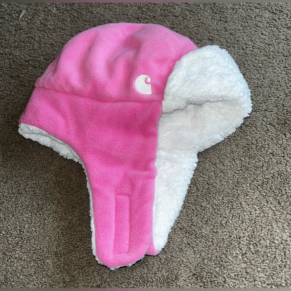 Carhartt Infant/Toddler Pink Fleece Winter Hat